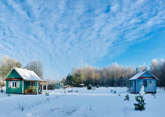 W Zielonym Spichlerzu, Puszcza Bialowieska 山林小屋 Czechy Orlanskie